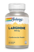 L-Arginine -- 500 mg - 100 Capsules (Капсулы) Solaray