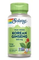 Корень корейского женьшеня — 550 мг — 100 капсул Solaray
