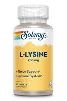Solaray L-лизин -- 985 мг -- 90 таблеток Solaray