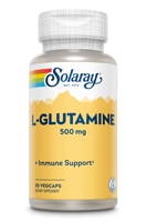 Solaray L-глютамин — 500 мг — 50 растительных капсул Solaray