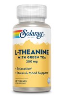 Solaray L-теанин — 200 мг — 45 растительных капсул Solaray