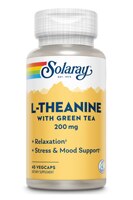 L-Theanine -- 200 mg - 45 VegCaps Solaray