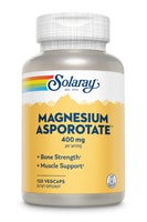 Solaray Magnesium Asporotate™ — 400 мг — 120 растительных капсул Solaray