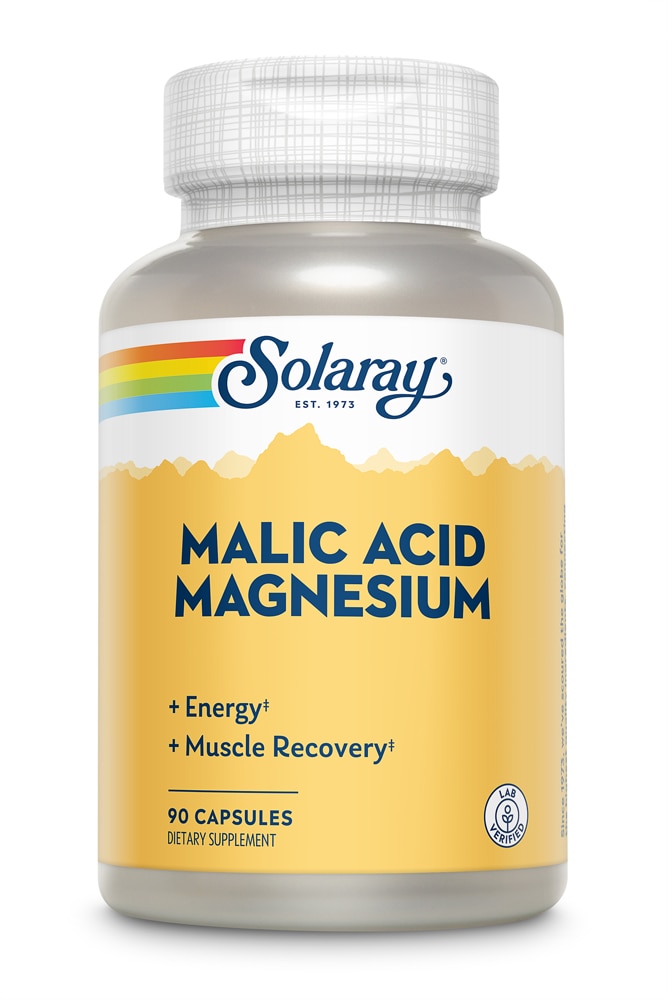 Malic Acid with Magnesium -- 90 Capsules (Капсулы) Solaray