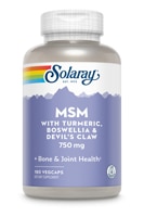 Solaray МСМ -- 750 мг -- 180 капсул Solaray