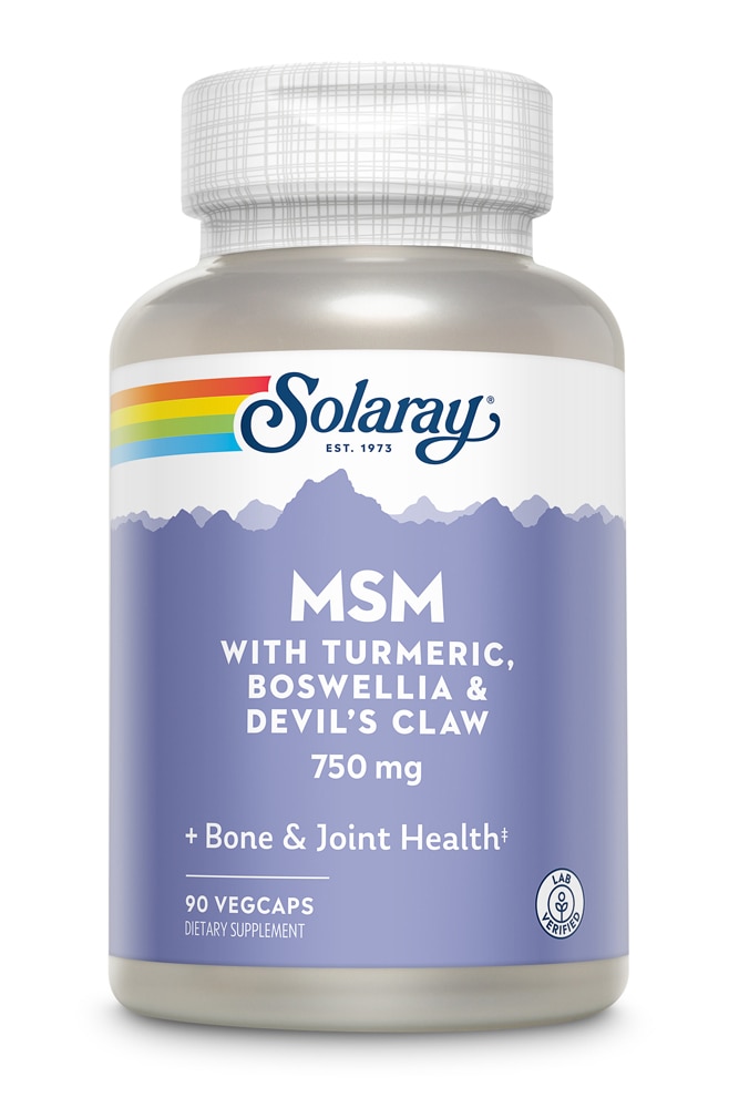Solaray МСМ -- 750 мг -- 90 капсул Solaray