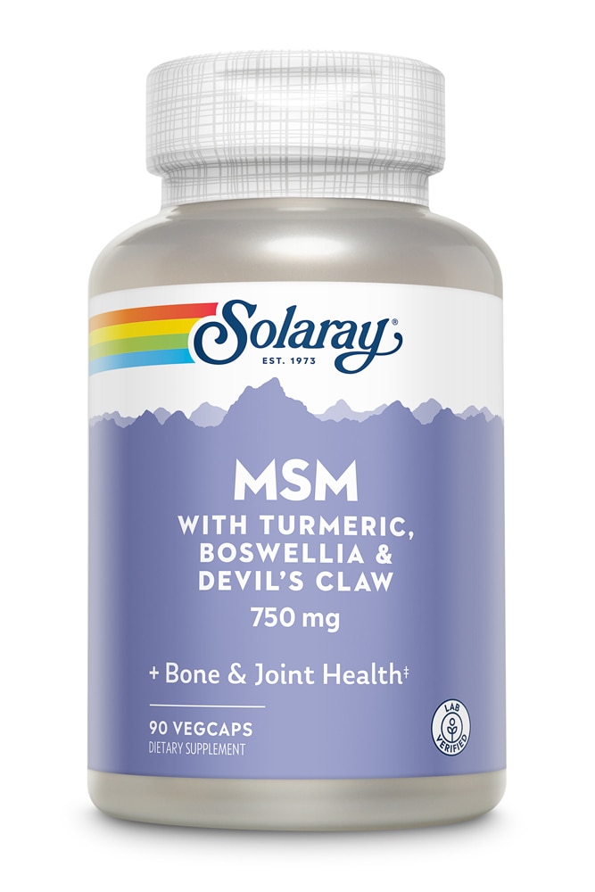 MSM -- 750 mg - 90 Capsules (Капсулы) Solaray