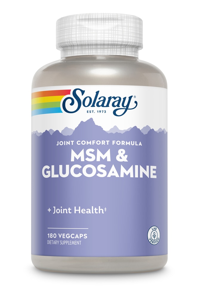 Solaray МСМ и глюкозамин - 180 капсул Solaray