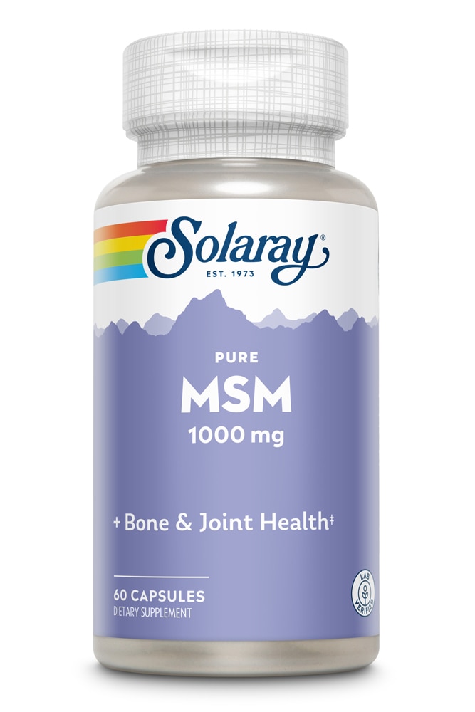 MSM -- 1000 mg - 60 Capsules (Капсулы) Solaray