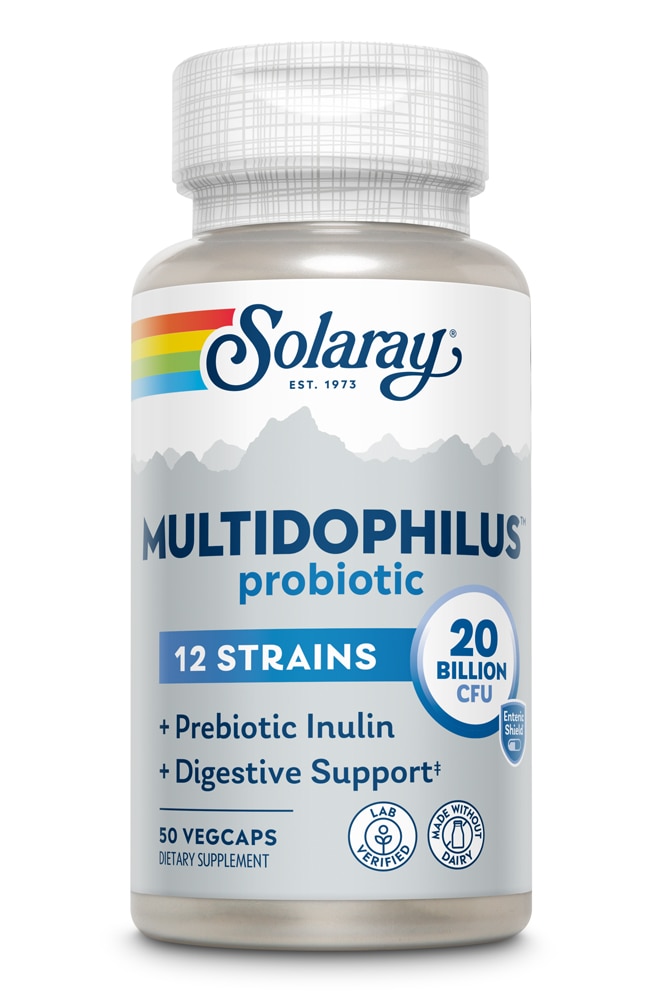 Multidophilus™ -- 20 billion CFU - 50 Enteric VegCaps Solaray