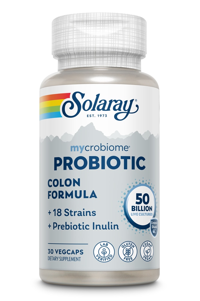 mycrobiome™ Probiotic Colon Formula Dietary Supplement -- 30 VegCaps Solaray