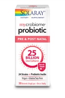 Пробиотик Solaray Mycrobiome® до и после родов -- 30 кишечнорастворимых растительных капсул Solaray