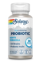 Пробиотическая мужская формула Solaray Mycrobiome™ -- 30 миллиардов КОЕ -- 30 Enteric VegCaps Solaray
