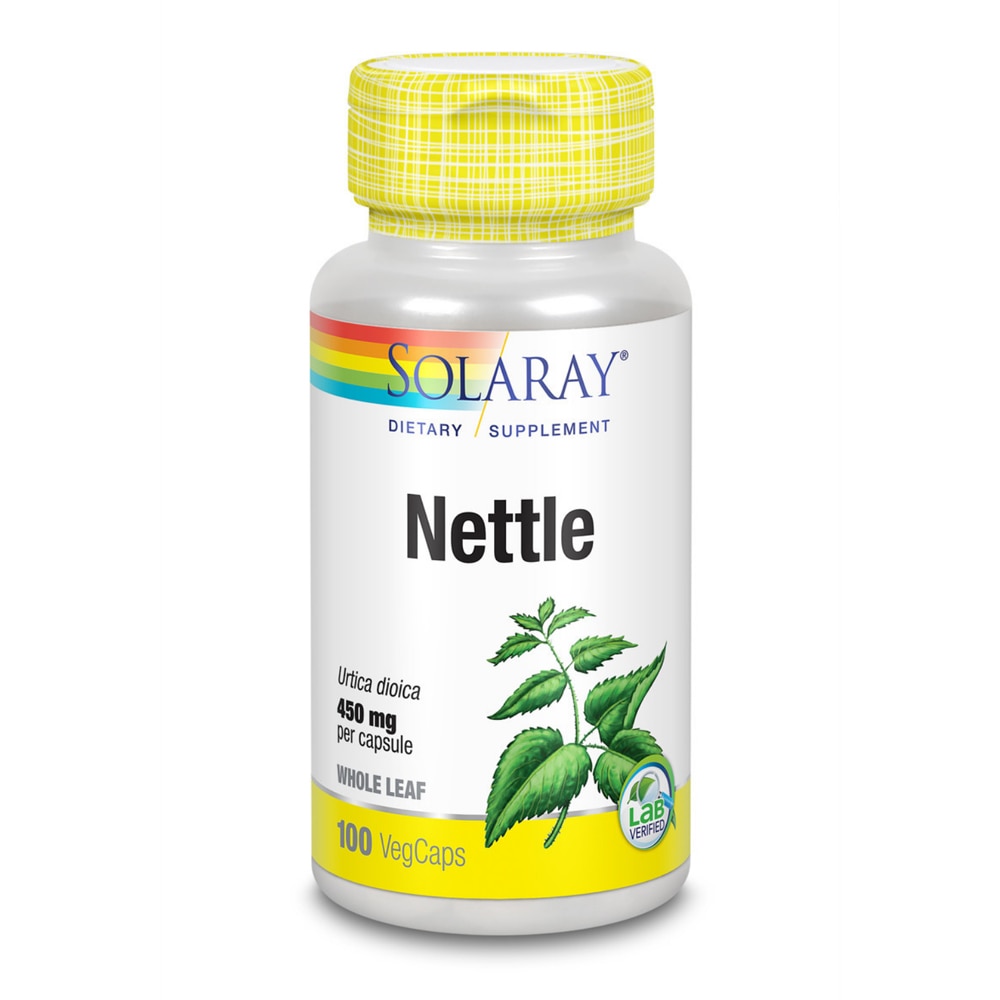 Nettle -- 450 mg - 100 VegCaps Solaray