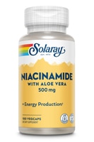 Ниацинамид Solaray — 500 мг — 100 растительных капсул Solaray