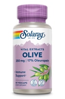 Экстракт листьев оливы — 250 мг — 60 капсул Solaray