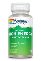 Solaray Высокоэнергетические мультивитамины, принимаемые один раз в день, 60 растительных капсул Solaray