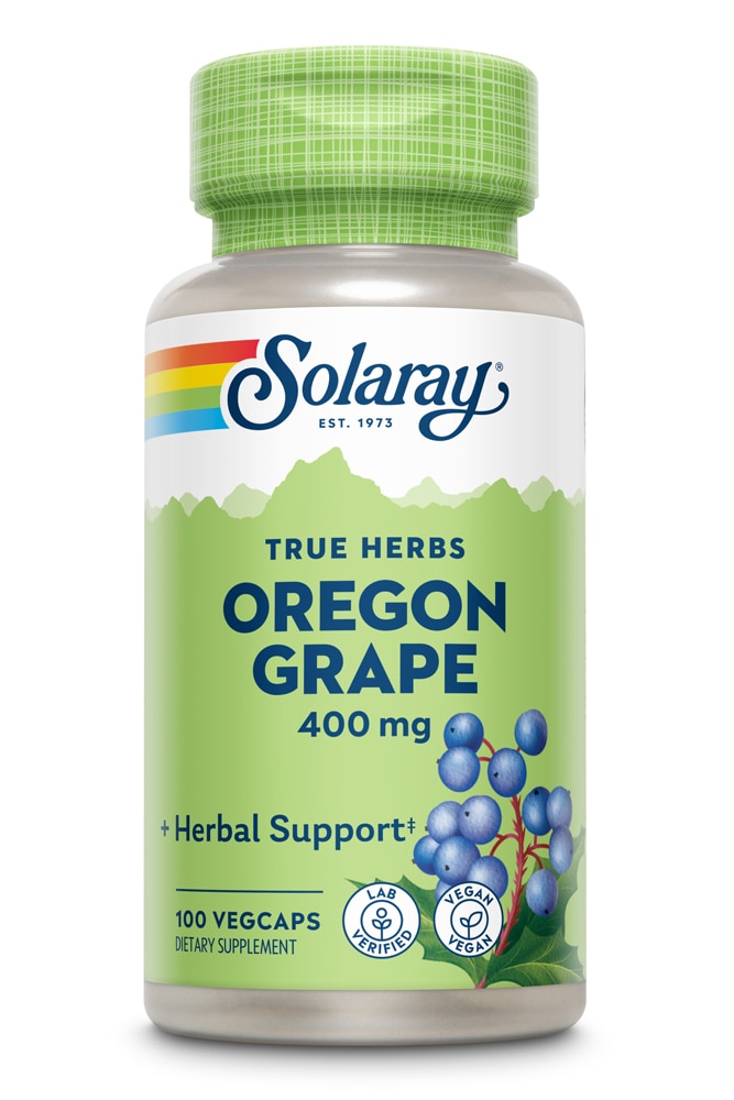 Oregon Grape -- 400 mg - 100 VegCaps Solaray