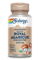 Organically Grown Fermented Royal Agaricus Mushroom -- 500 mg - 60 VegCaps Solaray