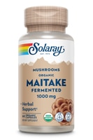 Organically Grown Maitake Mushroom -- 500 mg - 60 VegCaps Solaray