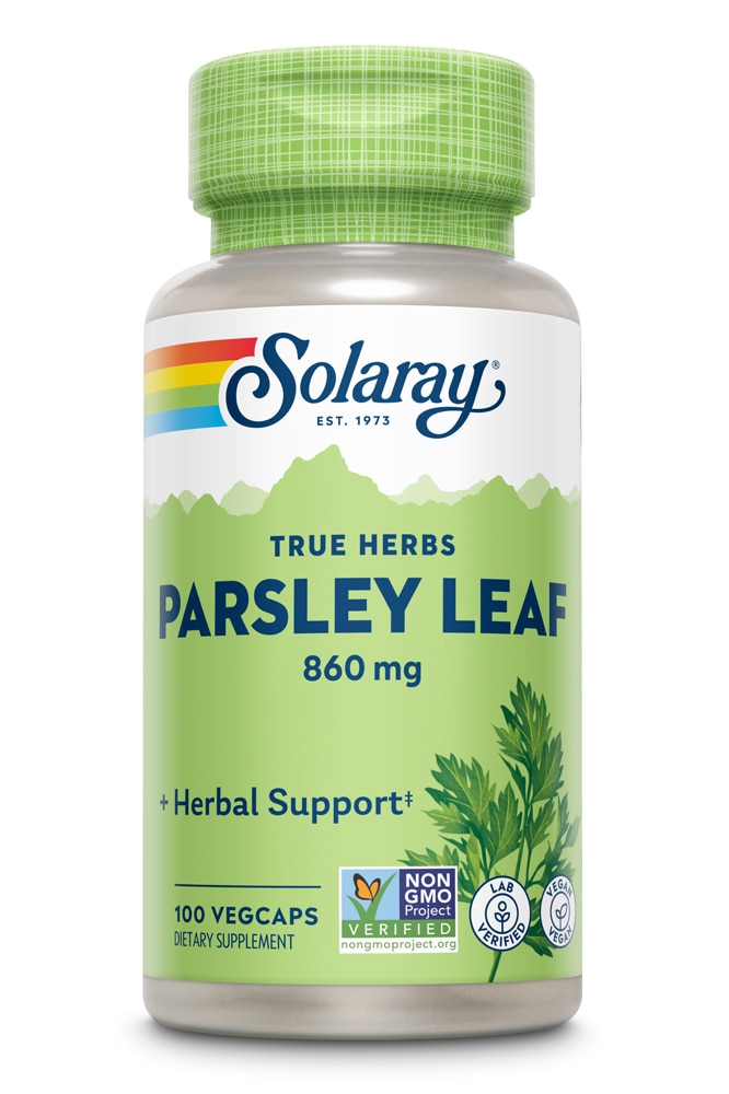 Parsley Leaf -- 860 mg - 100 VegCaps Solaray