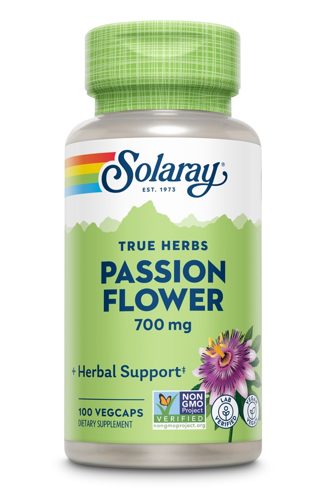 Цветок страсти Solaray - 700 мг - 100 растительных капсул Solaray