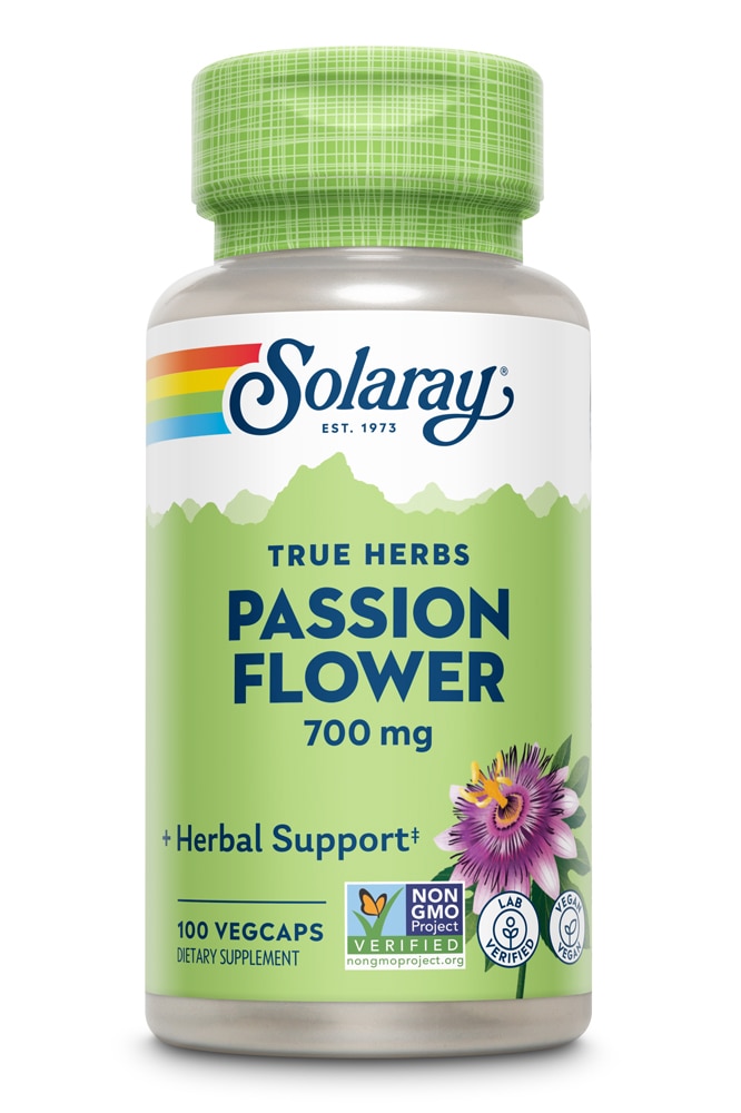 Passion Flower -- 700 mg - 100 VegCaps Solaray