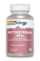 Solaray PhytoEstrogen Plus EFAs — 60 мягких капсул Solaray