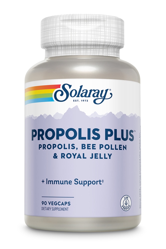 Solaray Propolis Plus™ -- 90 растительных капсул Solaray