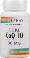 Solaray Pure CoQ-10 — 30 мг — 60 растительных капсул Solaray