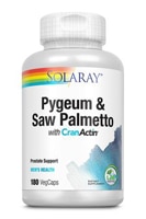 Pygeum and Saw Palmetto with CranActin® -- 180 VegCaps Solaray