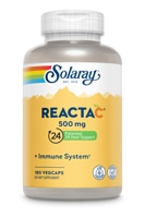Solaray Reacta-C™ — 500 мг — 180 вегетарианских капсул Solaray
