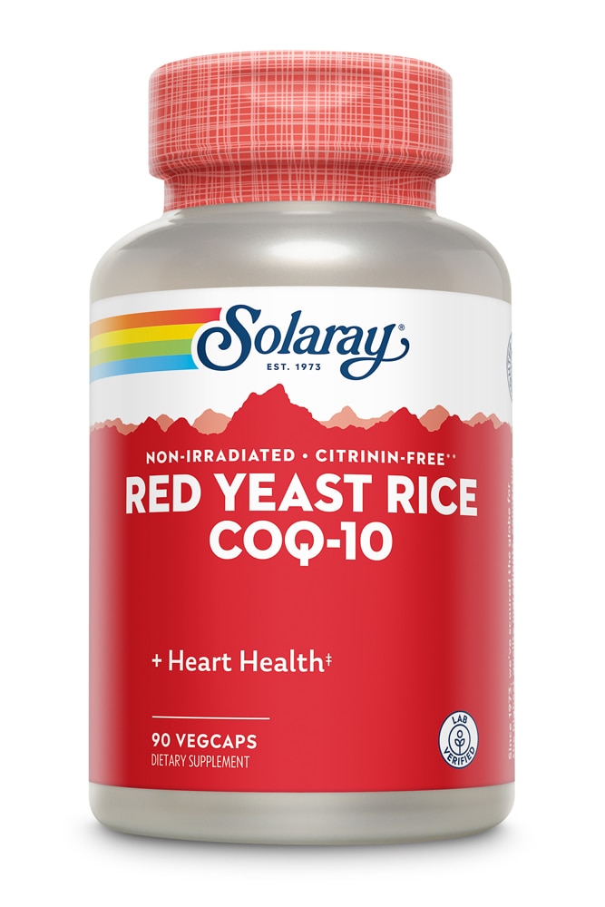 Red Yeast Rice-CoQ-10 -- 90 VegCaps Solaray