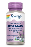 Экстракт листа розмарина - 275 мг - 45 вегетарианских капсул - Solaray Solaray