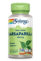 Solaray Sarsaparilla — 450 мг — 100 растительных капсул Solaray