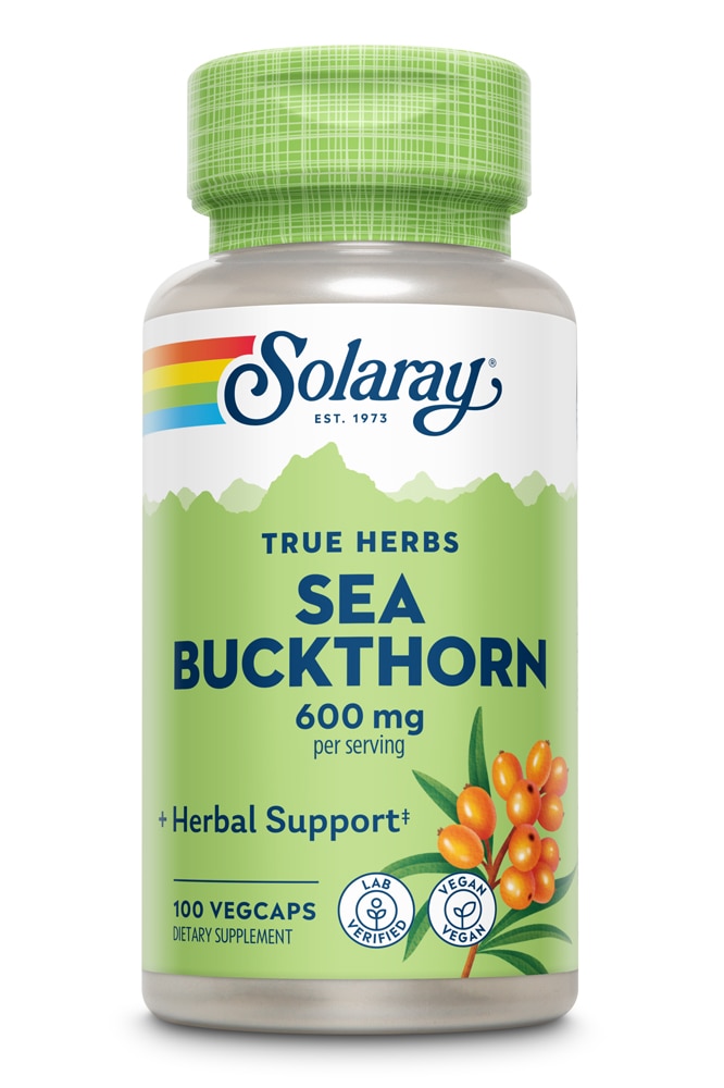 Sea Buckthorn -- 300 mg - 100 VegCaps Solaray