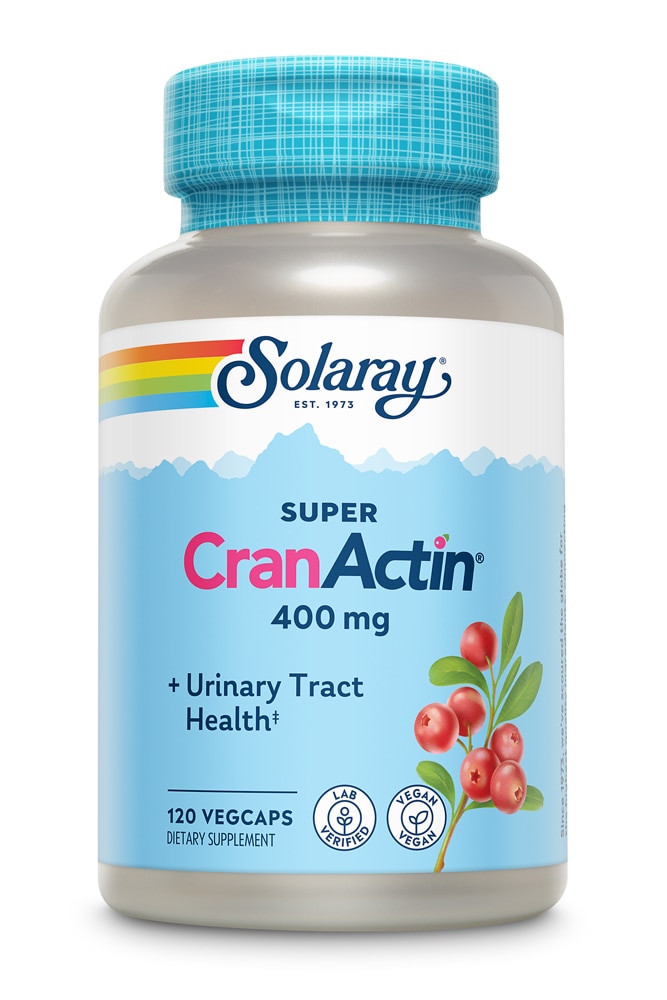 Solaray Super CranActin® Здоровье мочевыводящих путей — 120 растительных капсул Solaray