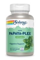 Super Papaya-Plex Fresh Mint, 180 жевательных таблеток Solaray