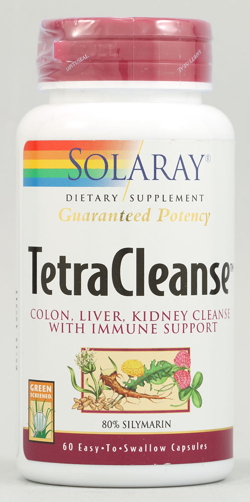 TetraCleanse™ -- 60 Capsules (Капсулы) Solaray