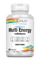 Solaray Multi Energy™ Twice Daily Multi Energy™ без железа -- 120 капсул Solaray