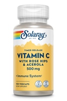 Solaray Витамин С замедленного высвобождения - 500 мг - 100 капсул Solaray