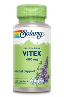 Solaray Vitex -- 400 мг -- 100 растительных капсул Solaray