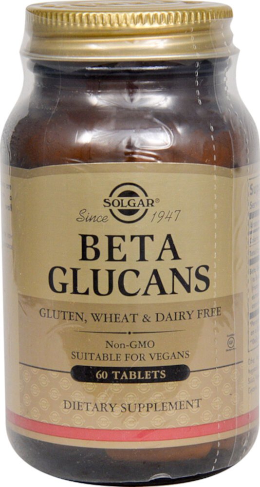 Beta Glucans -- 60 Tablets (Таблетки) Solgar