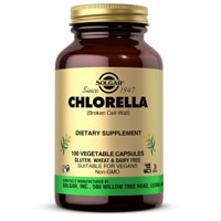 Solgar Chlorella -- 100 растительных капсул Solgar