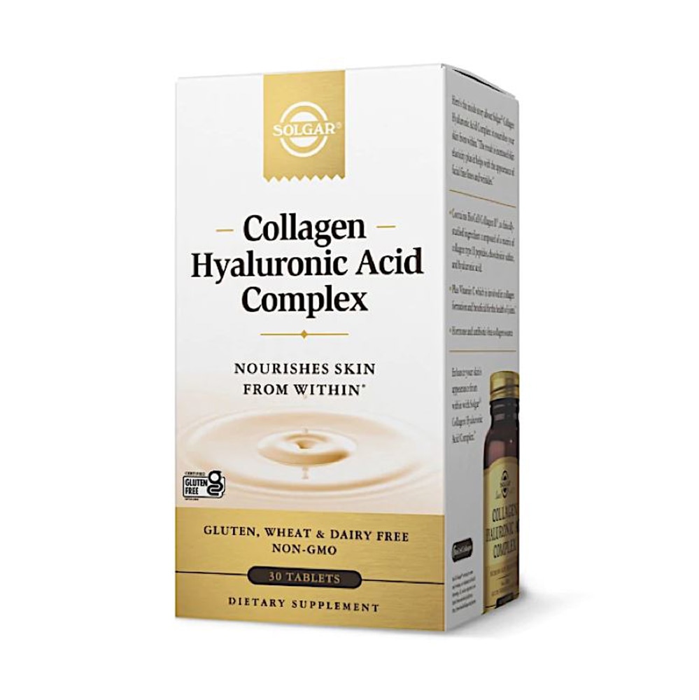 Collagen Hyaluronic Acid Complex -- 30 Tablets (Таблетки) Solgar