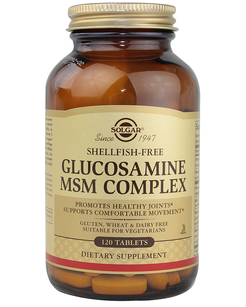 Глюкозамин MSM Комплекс без моллюсков - 120 таблеток - Solgar Solgar
