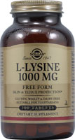 Solgar L-лизин -- 1000 мг -- 100 таблеток Solgar