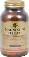 Magnesium Citrate -- 120 Tablets (Таблетки) Solgar