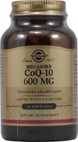 Solgar Megasorb CoQ-10 -- 600 мг -- 30 мягких капсул Solgar