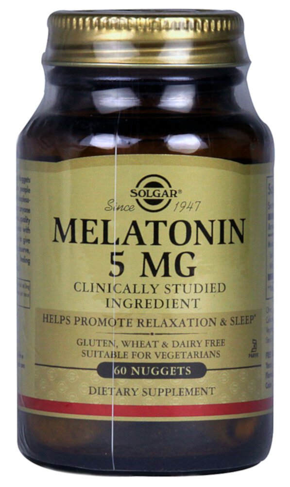 Мелатонин - 5 мг - 60 таблеток - Solgar Solgar